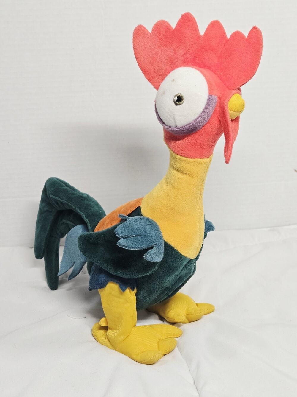 Disney Moana Hei Hei Moana Plush Rooster 13" Tall Works Move Screams Retired